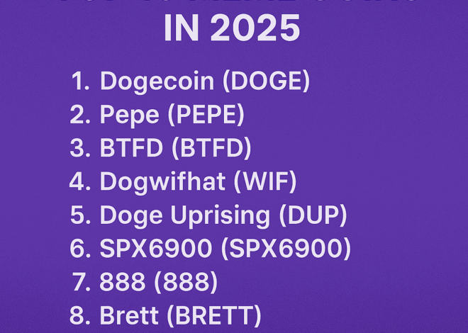 Top 10 Meme Coins in 2025